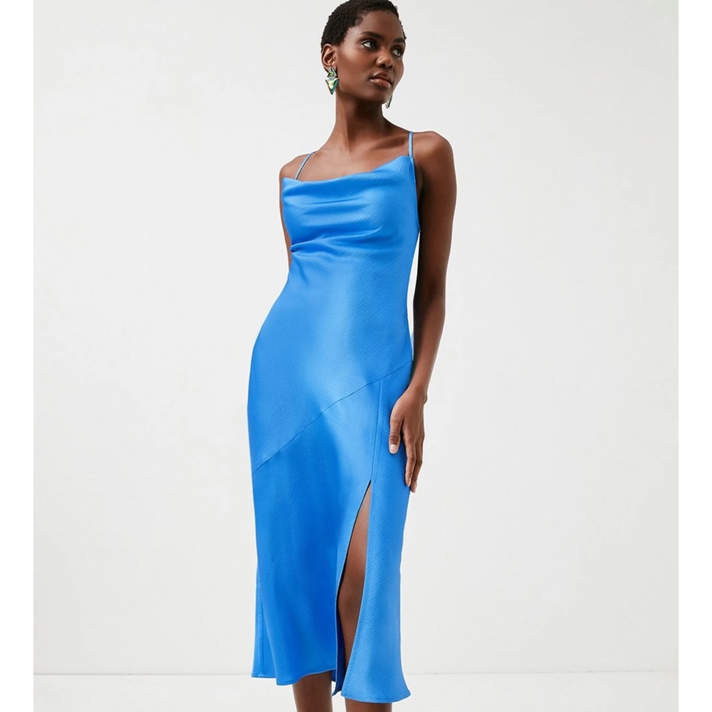 Karen Millen Blue Midi Dress
